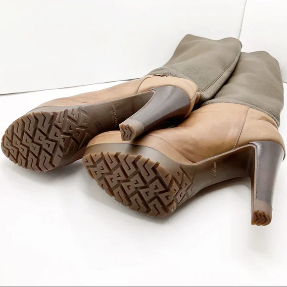 {Sergio Rossi}Platform Leather Boots - Picture 14 of 16